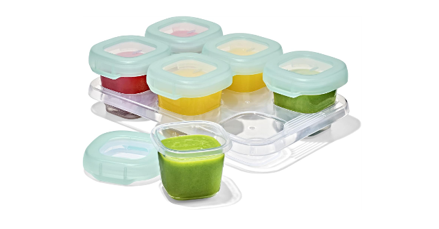 使いやすい☆「オクソートット ベビーブロック フリーザーコンテナ 6個セット」