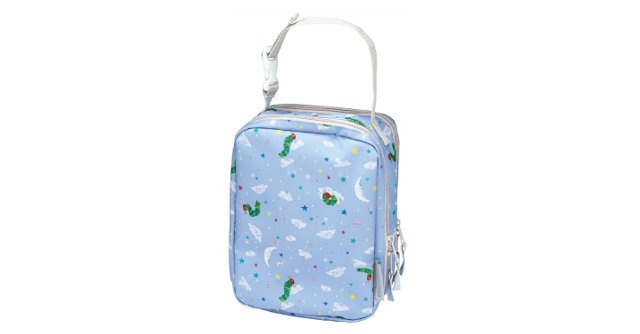 必要なものをまとめて持ち運び♪「スケーター おむつポーチ はらぺこあおむし」