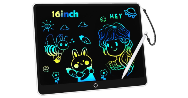 ひろびろ画面でたくさん描ける♪「電子お絵描きボード 16インチ」［PR］ 