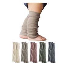 オーガニックコットン使用☆「ソワン 5足組 レッグウォーマー」