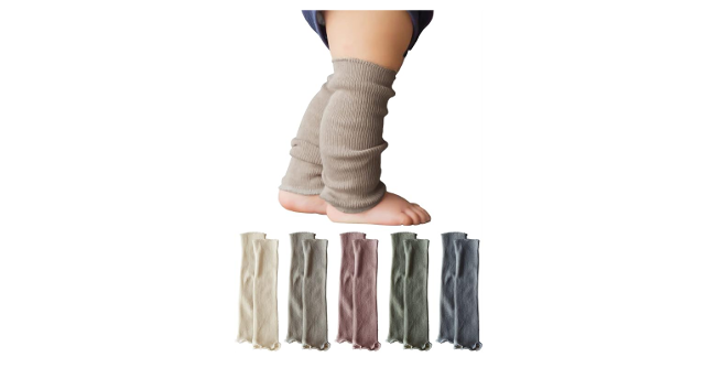 オーガニックコットン使用☆「ソワン 5足組 レッグウォーマー」