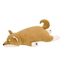 ふわもち触感☆「LIV HEART 抱き枕 プレミアムねむねむアニマルズ 柴犬のコタロウ Lサイズ」