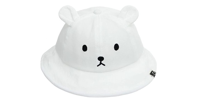 赤ちゃんがさらにかわいく♪「くま耳つき 日よけ帽子」当たる！