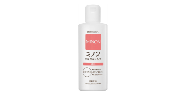 家族みんなの乾燥ケアに☆「ミノン 全身保湿ミルク 本体ボトル 200mL」