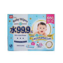 厚手で使いやすい♪「 Baby Wipes 水99.9%ふんわりプラスおしりふき」15個セット
