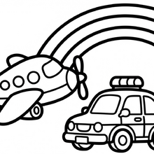 【無料プレゼント】コズレの塗り絵『みんなだいすきな　のりもの』