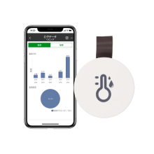 好きな場所に置くだけ☆「Bluetooth接続　スマート温湿度計 」