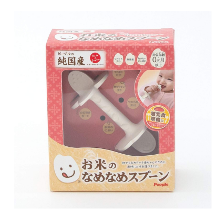 離乳食デビューをサポート☆「ピープル お米のなめなめスプーン」