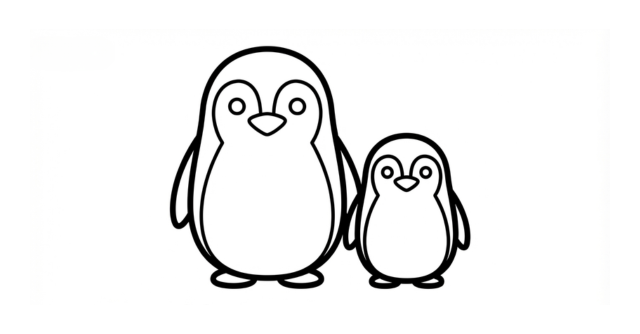 【無料プレゼント】アザラシも登場！コズレの塗り絵『こおりのくにのぺんぎん』