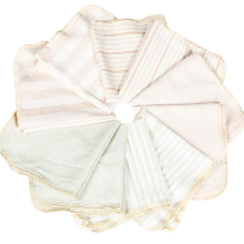 赤ちゃんも安心♪「オーガニックコットンベビータオル 10枚入り」