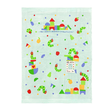 お昼寝に☆「Hayashi ガーゼマルチタオル はらぺこあおむし 約85×115cm 」