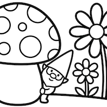 【無料プレゼント】こびとさんを探そう！コズレの塗り絵『こびと　みーつけた』