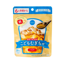 冷たい水にもサッと溶ける♪「bebeco こどもむぎちゃ 30g」