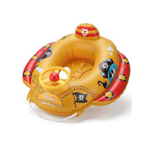 かわいいボートのデザイン☆「ベビー浮き輪 足入れタイプ」