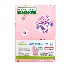 さらり＆ひんやり☆「un doudou ミニサイズ ベビー ひんやり 冷感防水シーツ」
