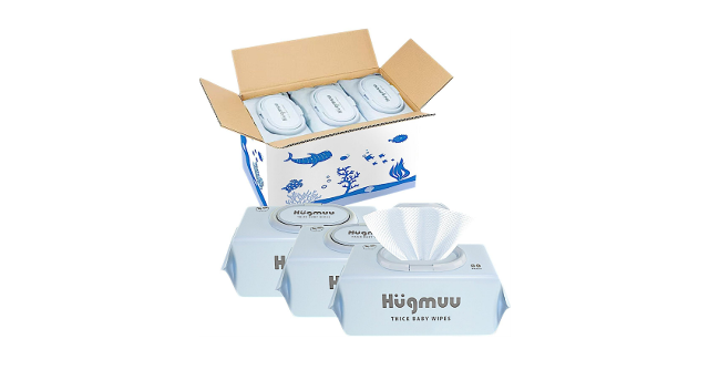 1枚ですっきり拭ける☆「Hugmuu おしりふき 厚手 9個セット」