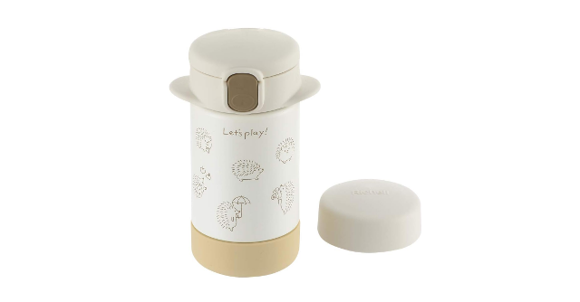 持ち運びしやすいサイズ☆「リッチェル 2WAYステンレススリムマグ 170ML」