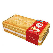 ビスコ型の缶入り☆「江崎グリコ　ビスコ ギフトボックス 」