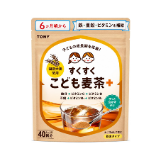 6ヶ月頃から☆水に溶かすだけ「TONY すくすくこども麦茶 粉末 40回分」