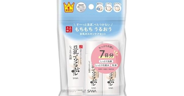 たっぷり7日分お試し☆「なめらか本舗 豆乳スキンケアセット」