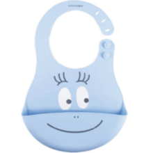 【プレゼント】「バーバパパ FOR BABY シリコンビブ」食べこぼしをキャッチしてくれる優れもの！