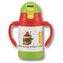 【プレゼント】「はらぺこあおむし ステンレスマグボトル」小さなお子さんも飲みやすいストローマグ！
