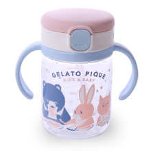 「ジェラートピケ　ストローマグ」子育てグッズを人気ブランドで！