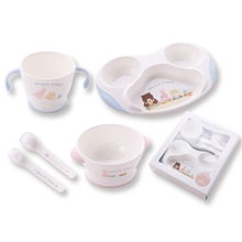 はじめての離乳食に「ジェラートピケ　食器セット」！子育てグッズをかわいい人気ブランドで！