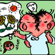 【子育て絵日記4コママンガ】つるちゃんの里帰り｜（31）生きるチカラ