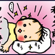 【子育て絵日記4コママンガ】つるちゃんの里帰り｜（86）自分の名前を覚えた！？（0歳1ヶ月頃）