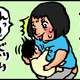 【子育て絵日記4コママンガ】つるちゃんの里帰り|（114）オッパイはどこ？