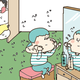【コメタパン育児絵日記（85）】謎の音がする方へ行ってみると・・・