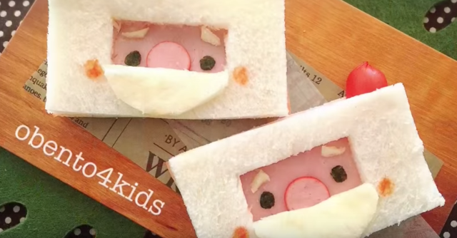 キャラ弁 サンタサンドイッチの作り方 動画 レシピ Cozre コズレ 子育てマガジン