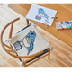 ⼦どものお絵かきが世界に⼀枚だけのマットに。「わたしのギャベ」が発売
