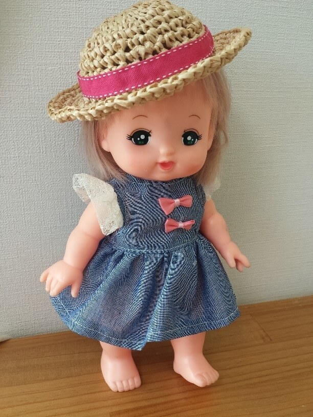 メルちゃんのワンピース【デニム風】 ,メルちゃん,おもちゃ,おすすめ