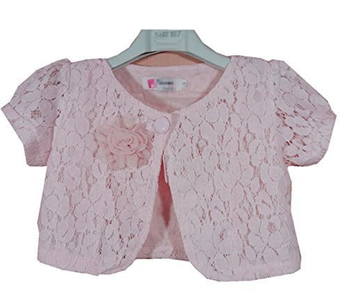 GoGokids 2016子ども服 子供フォーマル ふわふわケープ 女の子ボレロ キッズポンチョ レース 綿 半袖 ボレロ 結婚式 七五三 発表会 披露宴 パーティ 誕生会 フラワーガール 子供 キッズ ベビー (110cm, ピンク),キッズ,ボレロ,