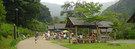 神奈川県立秦野戸川公園のバーベキュー場,秦野戸川公園,バーベキュー,