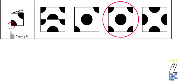 折り紙図形解答2,小学校受験,知能,テスト