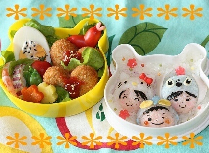 キャラ弁卒園先生おにぎり弁当,キャラ弁,おにぎり,弁当