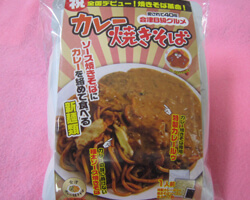 カレー焼きそばパッケージ,サービスエリア,ご当地,グルメ