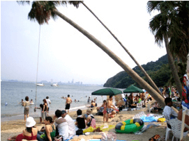 能古島海水浴場,福岡,海水浴場,子連れ