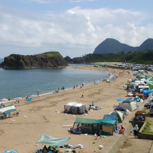 後ヶ浜海水浴場,京都,海,温泉
