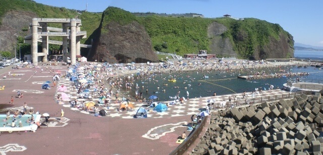 元和台海浜公園「海のプール」,子ども,北海道,海水浴