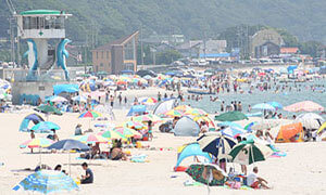 山海海水浴場,駐車場,海水浴場,愛知