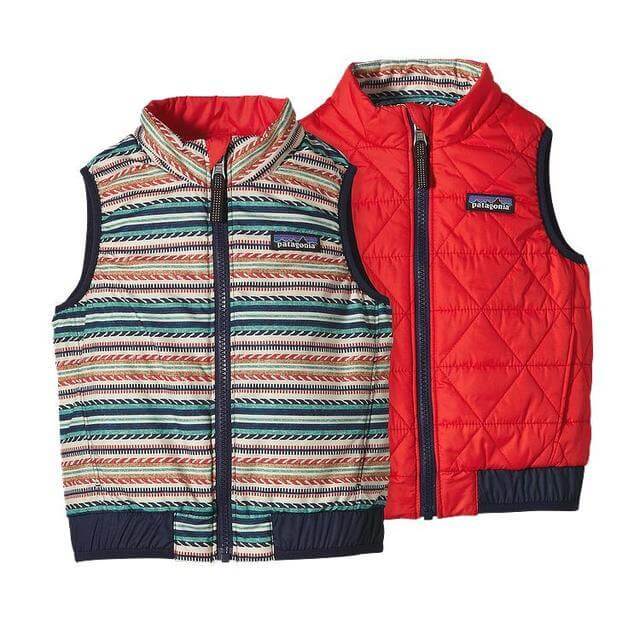 REVERSIBLE PUFF-BALL VEST リバーシブルベスト,キッズ,ベスト,