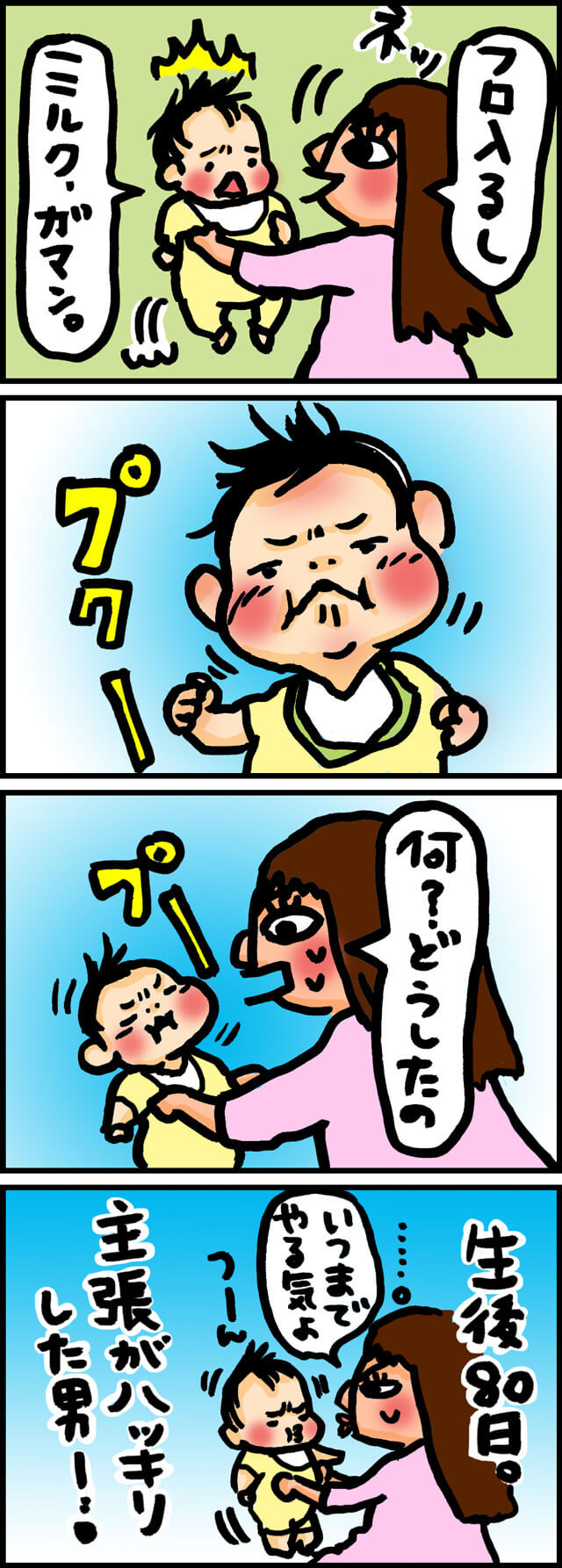 ふくれっつら4コマ,,,