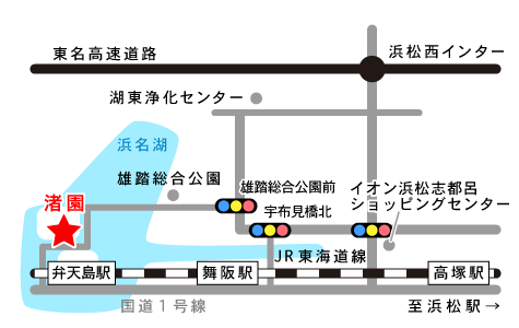 渚園キャンプ場アクセスマップ,静岡,キャンプ場,