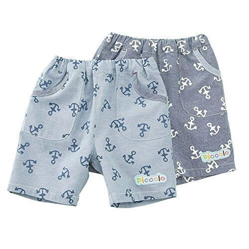 【アウトレット】Piccolo (ピッコロ) ハーフパンツ(70~90cm)キムラタンの子供服 サックス 70 (34210-152),ベビー,パンツ,