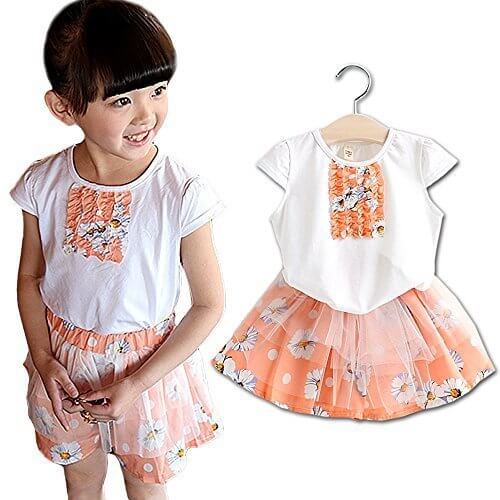 花柄 Tシャツ ショートパンツ セットアップ 上下,キッズ,ショートパンツ,