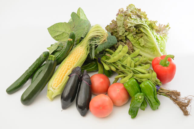 夏野菜,オートキャンプ牧場,チロル,